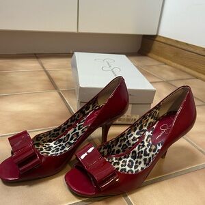 Jessica Simpson red heel